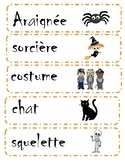 Vocabulaire d'halloween