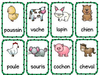 Vocabulaire de la ferme by Francais svp | Teachers Pay Teachers