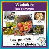 Vocabulaire sur les pommes - apple french vocabulary