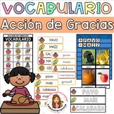 Vocabulario Acción de gracias / Thanksgiving Vocabulary. S