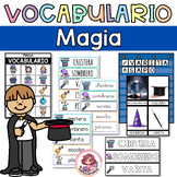 Vocabulario Magia / Magic Vocabulary. Write the Room. Spanish