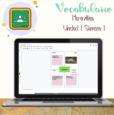 Vocabulario Maravillas Unidad 1 Semana 1 Interactive Slides