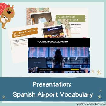 Preview of Presentation: Spanish Airport Vocabulary