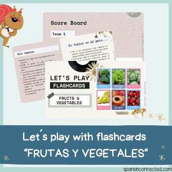 Preview of Vocabulario de Frutas y Verduras - Fruits and Vegetables Vocabulary