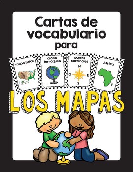 Preview of Vocabulario de los mapas (Map Vocabulary)
