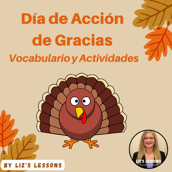 Preview of El Día de Acción de Gracias - Vocabulario y Actividades!