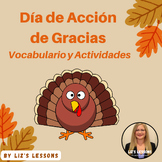 El Día de Acción de Gracias - Vocabulario y Actividades!
