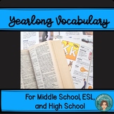 Vocabulary for Middle School English, ESL, and High School