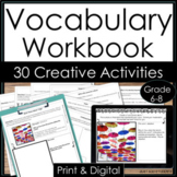 Vocabulary Activities 30 Fun Creative Word Study Tasks
