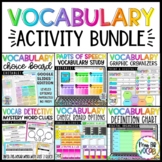 Vocabulary Activities Bundle