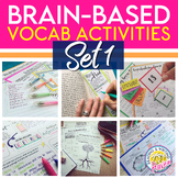 Vocabulary Activities Bundle Differentiated for Any Word List: Set 1