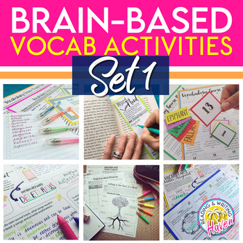 Preview of Vocabulary Activities Bundle Differentiated for Any Word List: Set 1