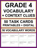 Vocabulary Activities | Distance Learning Task Cards and G
