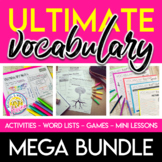 Vocabulary Activities, Graphic Organizers, Games, and Word