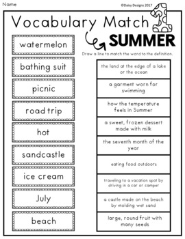 summer activities english activities for kids summer activities