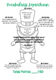 Vocabulary Printable Worksheet With Differentiated Leprech