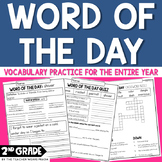 Vocabulary Activities - Word of the Day Worksheets - 2nd Grade