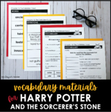 Vocabulary Activities for Harry Potter and the Sorcerer's Stone