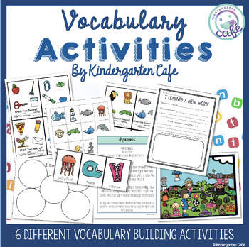 Preview of Vocabulary Activities for Kindergarten