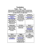 Vocabulary Activity Bundle