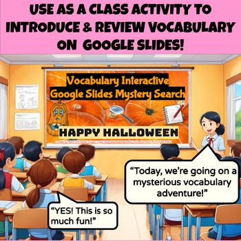 Preview of Vocabulary Activity ELA Interactive Search for 1st 2nd 3rd 4th Grade BIG BUNDLE