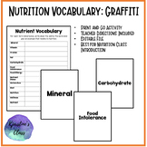 Vocabulary Activity: Nutrition Graffiti | Family and Consu
