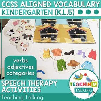 Preview of Kindergarten Vocabulary Games and Activities