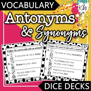 Preview of Antonyms and Synonyms Game