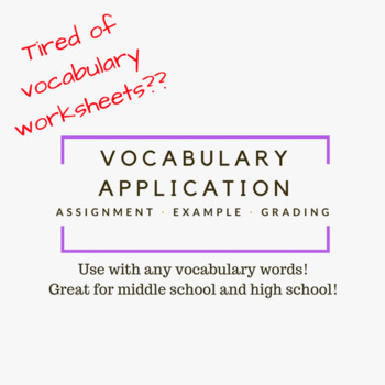 vocabulary word for assignment
