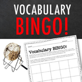Vocabulary Bingo FREEBIE!—a FUN Word Review Favorite for A