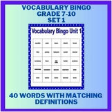 Vocabulary Bingo