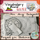 Vocabulary Board Game For Any Subject