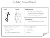 Vocabulary Builder Postcards
