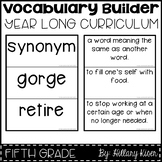 Vocabulary Builder (Year Long Curriculum-5th Grade)