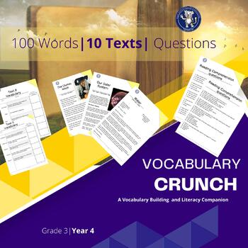 Preview of Vocabulary Builder and Literacy Companion for Grade 3 - Genre based