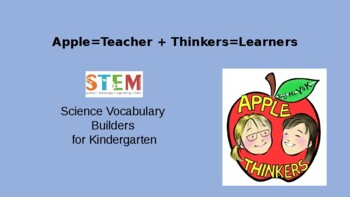 Preview of Vocabulary Builder for Kindergarten Science