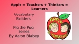 Vocabulary Builder for Pig the Pug Series by Aaron Blabey