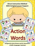 ESL Activity: Verb Vocabulary and Conversation Cards- ELL 