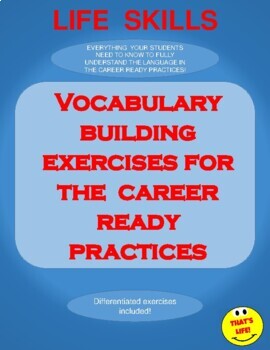 Preview of Vocabulary Building Exercises for the Career Ready Practices