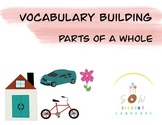 Vocabulary Building - Parts of a Whole Manipulatives