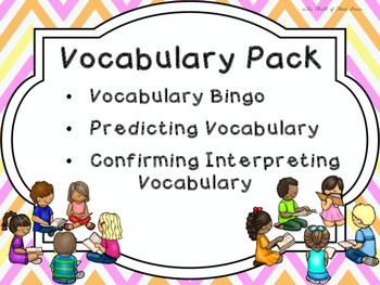 Preview of Vocabulary Pack