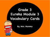 Vocabulary Cards 3rd Grade Module 3 (Compatible with Eureka Math)