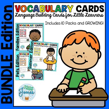 Preview of Vocabulary Cards-By Theme