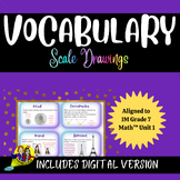Vocabulary Cards IM Grade 7 Math™️, Scale Drawings, Digital/Print