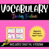 Vocabulary Cards Illustrative Math, Grade 6, Dividing Frac