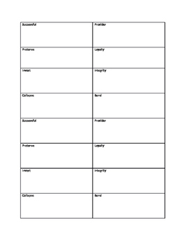Vocabulary Cards Unit 7, Cluster 1 Blue Edge by Mrs Espteins ELL Resources