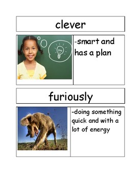 Preview of Vocabulary Cards for Harry the Dirty Dog by Gene Zion (Text Talk Book 15 Set A)