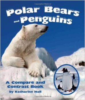 Preview of Vocabulary Cards for "Polar Bears and Penguins: a compare and contrast book"