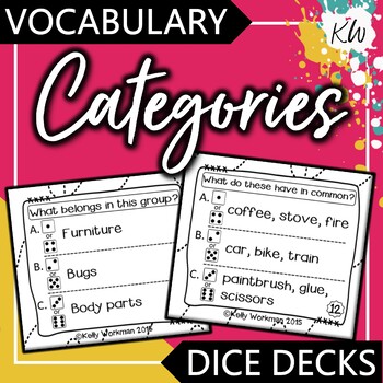 Preview of Categories Speech Therapy Game