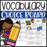Vocabulary Choice Boards